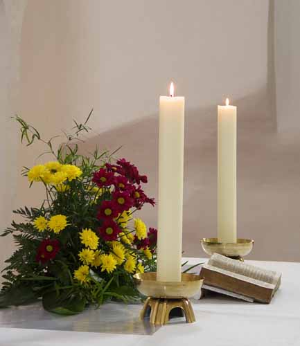 Picture: Candles on the New Altar